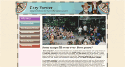 Desktop Screenshot of garyforster.com